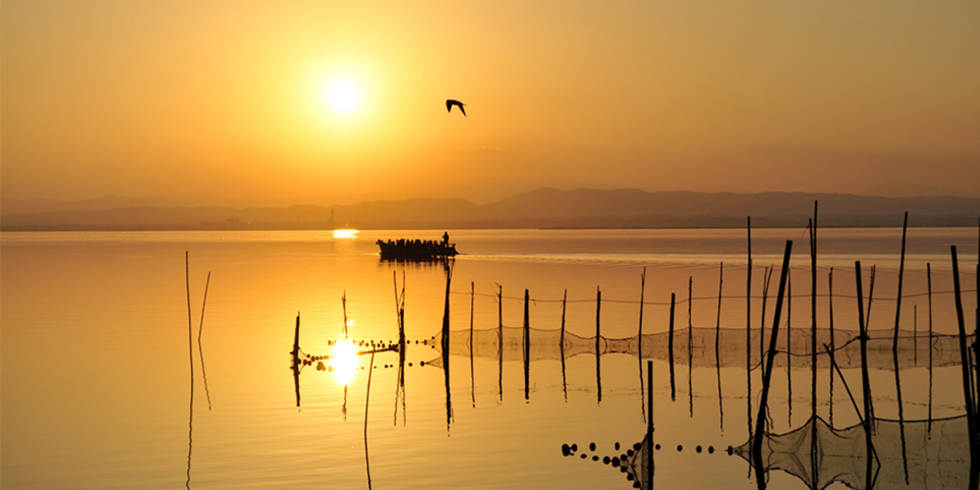 Atardecer en la Albufera de Valencia - Ernesto Soler